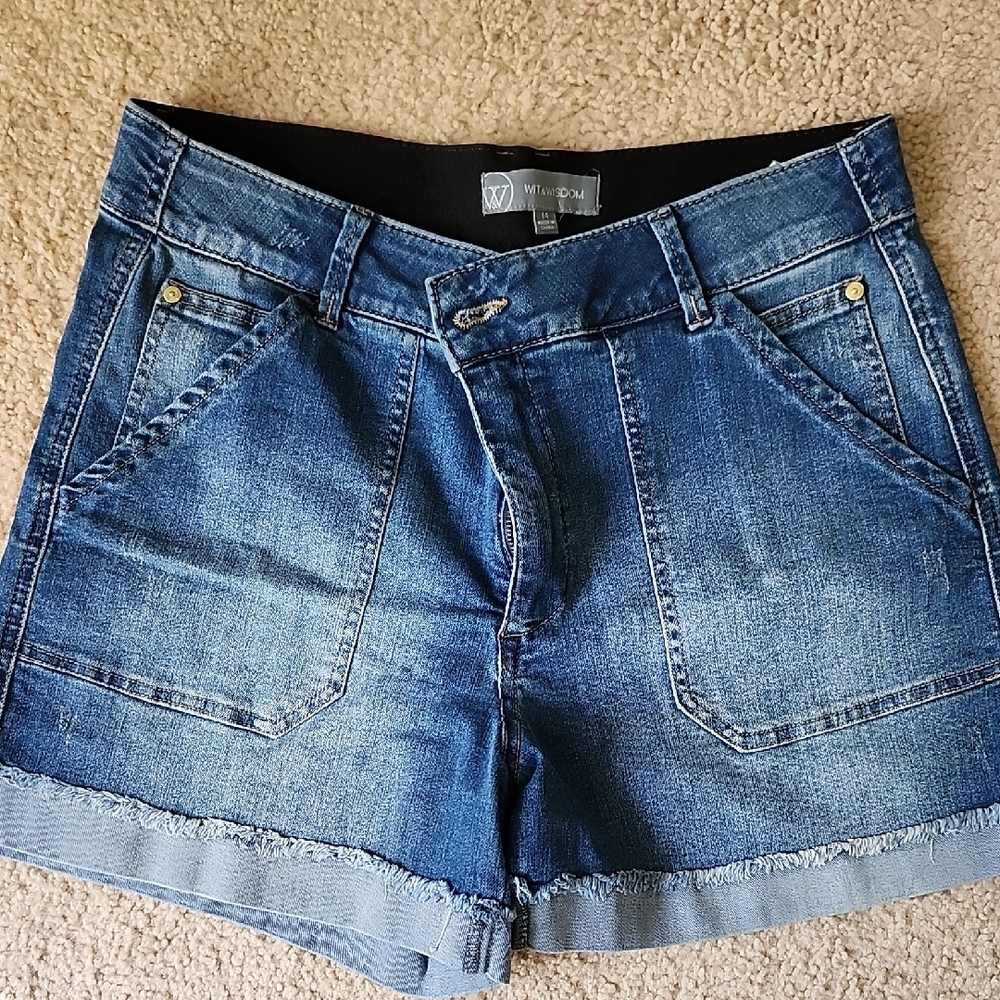 Wit & Wisdom Dark Blue Jean Shorts